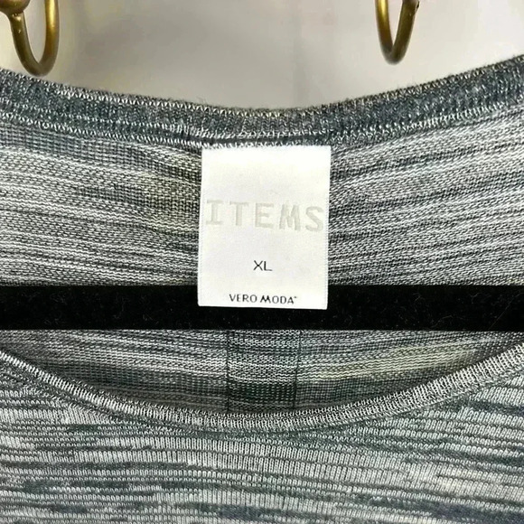 Vero Moda Gray  Long Sleeve Tee - Picture 2 of 5